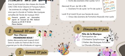 Programmation École de musique